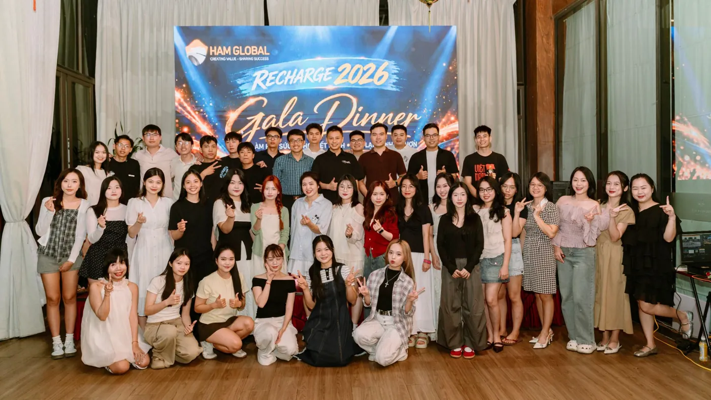 The HAM Global team at the Recharge 2026 Gala Dinner